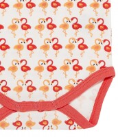Yvon Body kurzarm Flamingo