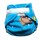 Hu-da Klett-Überhose Fleece Affen blau