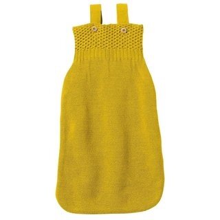 Disana Strick-Schlafsack mit Trägern curry