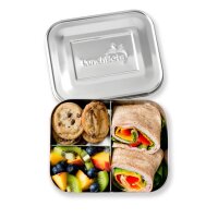 LunchBots Trio Edelstahl natur