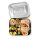 LunchBots Trio Edelstahl natur