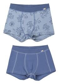 Boxershorts Ritter taubenblau 2-er Pack