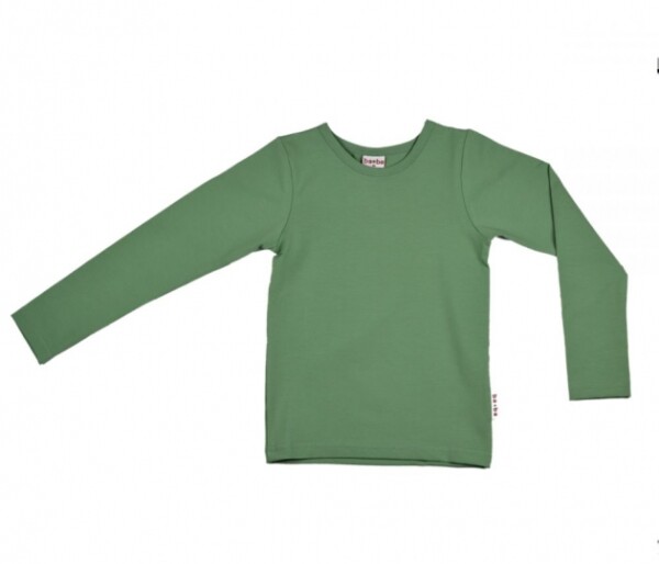 Shirt Langarm uni green
