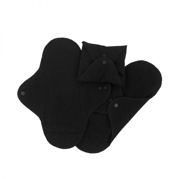 Imse Vimse Stoffbinden Regular Black 3er Pack