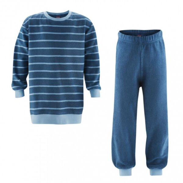 Frottee-Schlafanzug twilight blue