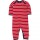 Overall o. Fuß Ringel red-cream