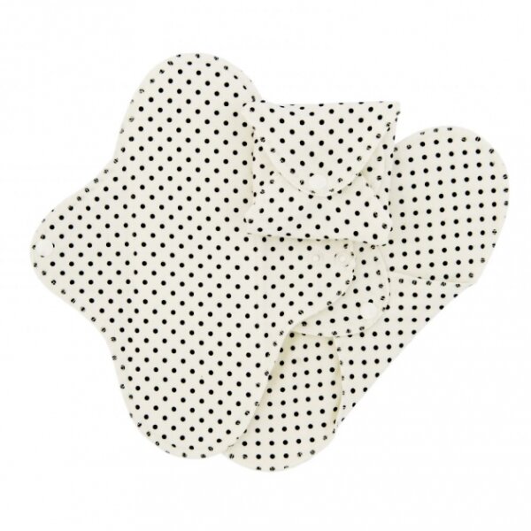 Imse Vimse Stoffbinden Regular Slim Black Dots 3er Pack