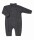 Wollfleece-Overall Soft Wolle dunkelgrau