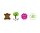 Easy Peasy Babyschuhe Herzen natur/gold