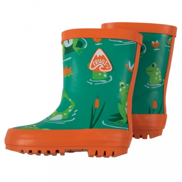 Pfützenspringer Gummistiefel Frosch grün