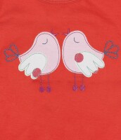 Tamara Kurzarmshirt red Birdies