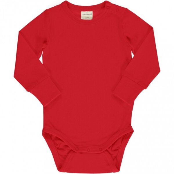 Body Langarm solid ruby