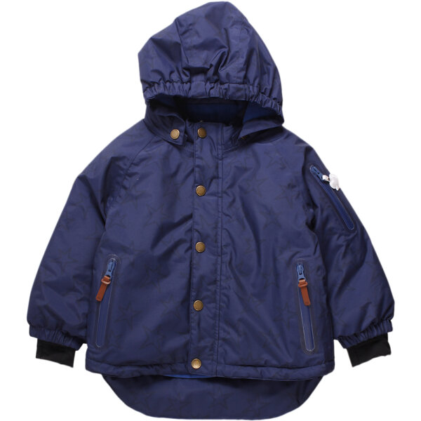 Winterjacke Sternen navy