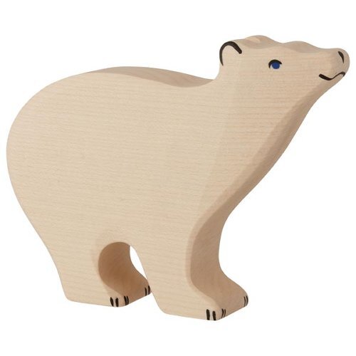 Holztiger Eisbär