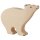 Holztiger Eisbär