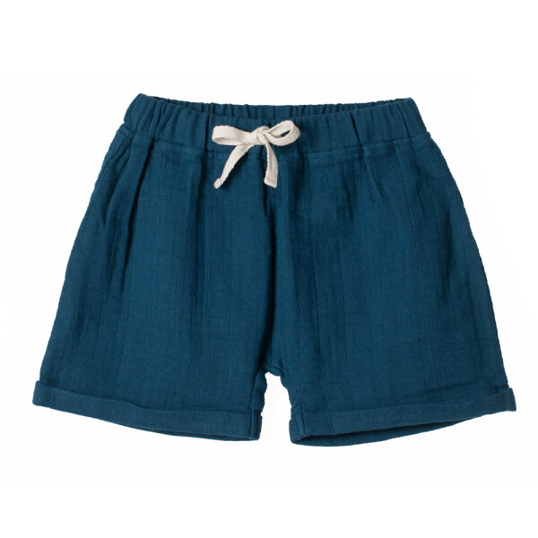 Jimmy Shorts Musselin petrol