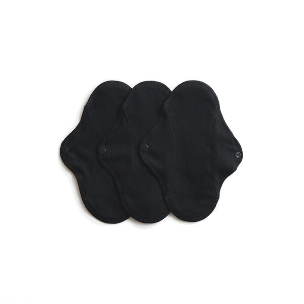 Slipeinlage Active black 3er Pack