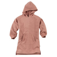 Kapuzenkleid ros&eacute;
