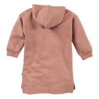 Kapuzenkleid ros&eacute;