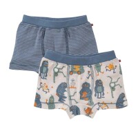 Boxershorts 2er-Pack Monster blau