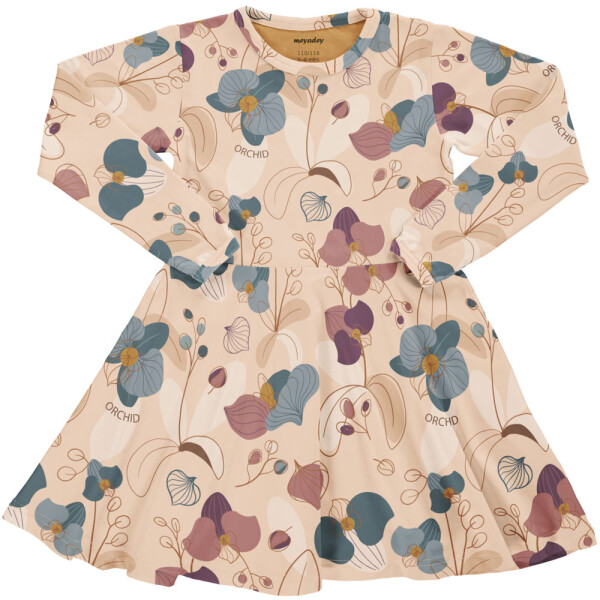 Tellerkleid lang
