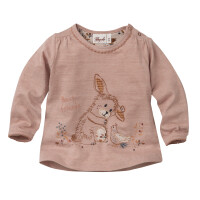 Langarmshirt H&auml;schen ros&eacute;