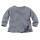 Langarmshirt Rüsche blau