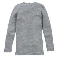 Langarmshirt Wolle/Seide unifarben