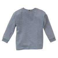Langarmshirt Monster blaugrau