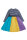 Skater Kleid Rainbow