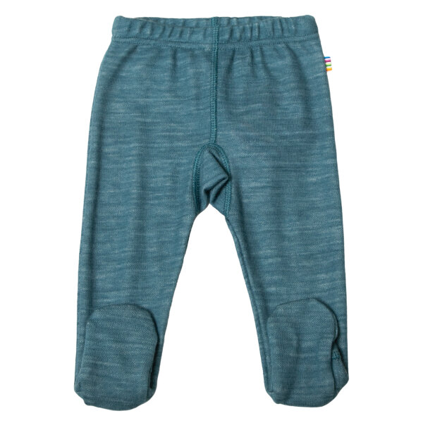 Hose m. Fuss Wolle/Bambus