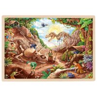 Einlegepuzzle Ausgrabung Dinosaurier