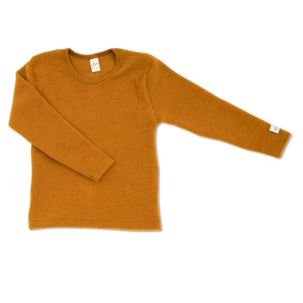 Shirt Wollfrottee-Plüsch Rundhals