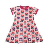 Tellerkleid Kurzarm Muster