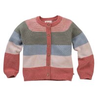 Strickjacke bunt geringelt
