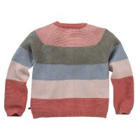 Strickjacke bunt geringelt