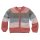 Strickjacke bunt geringelt