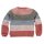 Strickjacke bunt geringelt
