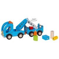 Kranwagen mit Anh&auml;nger