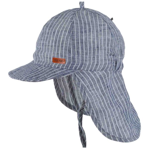 Sonnenhut m. Nackenschutz Leinen