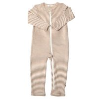 Overall Wolle/Seide gestreift
