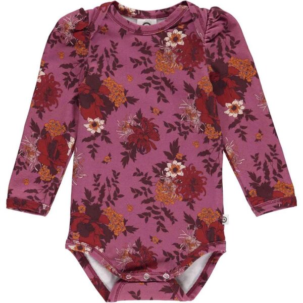 Body langarm Blumen