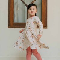 Tellerkleid Langarm Muster