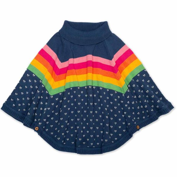 Strick-Poncho