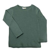 Shirt langarm Wolle/Seide uni