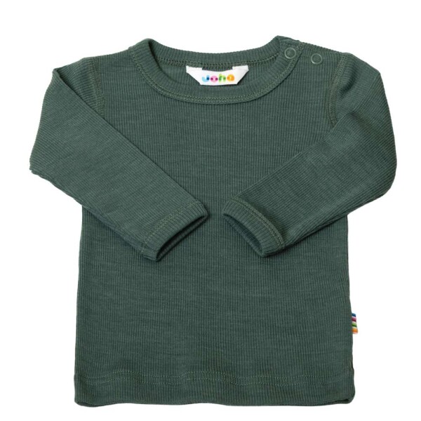 Baby-Shirt langarm Wolle/Seide