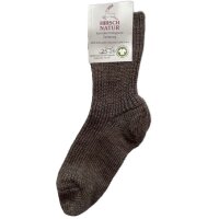 Grobstricksocke Wolle