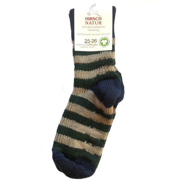 Wollsocken Kinder geringelt