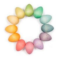 12 Happy Eggs Regenbogen
