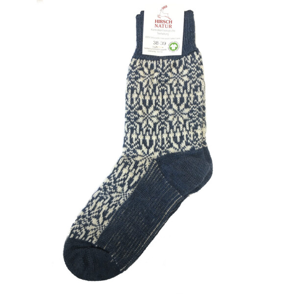 Norweger Socken Sternenmuster